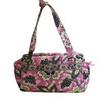 Vera Bradley  Whitney Triple Zip Shoulder Bag  Priscilla Pink Flower Photo 4