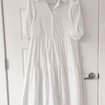 Anthropologie AMADI  Cordelia Tiered Midi Shirtdress Photo 3