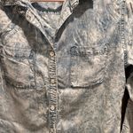 Thread & Supply Blue Acid Wash Denim Shirt large Photo 1