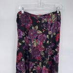 White Stag Vintage Y2K Fairy Vamp Grunge Skirt Womens 14 Black Floral Whimsigoth Photo 3