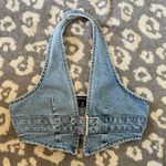 Pretty Little Thing  Denim Halter Photo 0