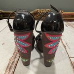 Colin Stuart EMBROIDERED FLORAL WITH BEADS PLATFORM HEELS Photo 5