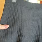 Olivaceous  Black Ribbed Textured Circle Skater Skirt Size Medium Photo 1