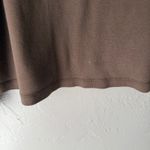 St Johns Bay Brown Long Sleeve Embroidered Boho Peasant Top Women's Large Photo 3