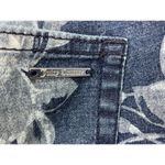 Juicy Couture Medium Washed Skinny Jeans With Floral Print Size 30 ( US 10) NWT Photo 6