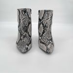 Worthington  Lorna Snakeskin Ankle Booties Women 9.5 Pointed Toe Memoryfoam Zipup Photo 13