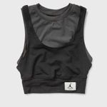 Jordan WOMENS MESH CROPPED TOP BLACK & GRAY SIZE XS Photo 0