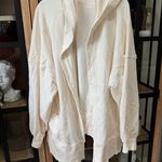 FP Movement Cardigan hoodie sweater Renegade Hooded Jacket canvas Free People White Photo 8