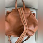 Rebecca Minkoff Brown Leather backpack with gold zippers Photo 3