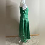 Misook  XS square neck midi dress emerald green Photo 2