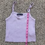 Brandy Melville  Lilac Ribbed Tank Photo 4