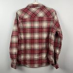 Carhartt womens XL flannel plaid button down top Photo 6