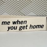 Handmade TEXT ME WHEN YOU GET HOME key fob wristlet Photo 0