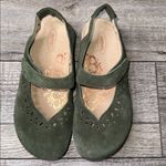 Aetrex  Cheryl Mary Jane Olive Suede Women's Clogs Mule Photo 3