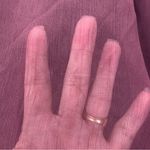 Joie Imperfect  long sleeved smocked top sheer overlay/sleeves deep wine large Photo 5