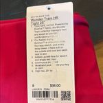 Lululemon athletica Pink Wunder Train Leggings Vibrant 25 in Photo 7