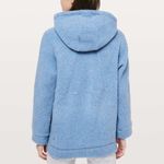 Lululemon So Sherpa Hooded Jacket Blue Medium Photo 1