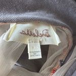 Deletta Anthropologie  Mara Gray Jersey Top w/ 🤍Chiffon Criss-Cross Back🤍 ~S Photo 10