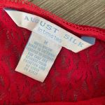 August Silk  red lace nighty / nightgown dress lingerie sleepwear med Photo 4