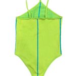 ZARA  Womens Neon Green Bustier Style Bodysuit M-L Photo 2