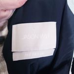 Jason Wu  Gray and Black Abstract Textured Silk Blend Sleeveless Dress Photo 8