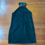 NBD NWT NBDxRevolve Lourdes Green Velvet High Neck Beaded Open Back Mini Dress~ L🧡🎀 Photo 11