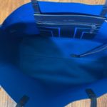 Tory‎ Burch Sport Chevron Large Tote Bag Blue Black Photo 10