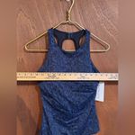 Athleta NWT  Maldives Tankini Top Size 34B/C Traverse Geo Navy #657735 Photo 7