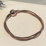 Pandora NEW Authentic Rose Gold Multi-strand Bracelet Photo 1