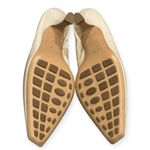 Bottega Veneta NIB Spike Chain Crinkled Leather Pumps in Sea Salt Size 36.5 Photo 13