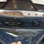 Lucky Brand  Ankle Jeans Women's Size 8 29 High Rise Frayed Hem Blue Denim Photo 3