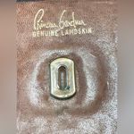 Vintage Princess Gardner Women's Genuine Lambskin Coin & Checkbook Wallet Purse Brown Photo 8