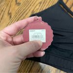 SO  Strappy Back Keyhole Black Sports Bra Removable Cups Women’s Size Small Photo 4