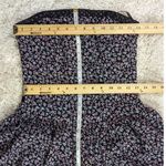 Jessica McClintock  Strapless Floral Print Drop Waist Semi Formal Dress Black Photo 7