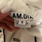 I am gia I.AM.GIA REVOLVE White Logo Striker Hoodie- Size Small Photo 6
