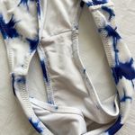 Cupshe Blue & White Tie Dye Bikini Bottom Photo 4