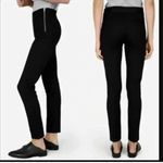 Everlane  Knit Side Zip Legging Pants Charcoal Gray Stretch Photo 1