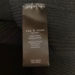 Rag and Bone NWT Black Asher Rib Knit Long Sleeve Square Neck Bodycon Midi Dress S Photo 7