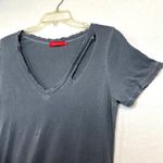 n:philanthropy Small Gray Distressed Shirt Dress Ripped Morrison Knot Athleisure Photo 2