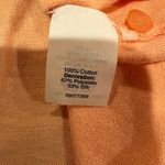 J.Crew Peach Cardigan with Ruffle Detail down the front women’s small Photo 4