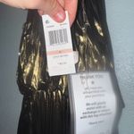 MSK Gold Metallic Pleated Blouson Gown Grecian Long Dress Size 12 NWT Photo 4