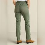 Soft Surroundings  Ultimate Denim Pull-On Slim Leg Jeans Dusty Olive Green Small Photo 3