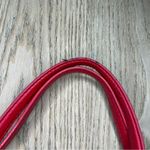 Tory Burch Michelle Tote Large Cherry Red Shoulder Bag Purse Photo 8