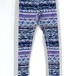 Zella Womens Live In Slim Athletic Leggings Purple League Jungle Stripe Size XXS Photo 0