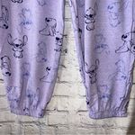 Disney Stitch Women’s Character Purple Jogger Pajama Pants Size Large Photo 3