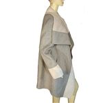 Diane Von Furstenberg  "MACKENZIE" WOOL BLEND REVERSIBLE TAUPE CARDI COAT (L) Photo 3