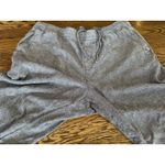 Old Navy Pull On Waist Blue Denim Linen Blend Super Wide Leg Pants Size XL Boho Photo 5