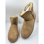 Kirkland Signature  Women's Shearling Scalloped Edge Suede Boot Tan NEW Size 11 Photo 1