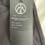 Move theology ribbed biker short with ribbed low cut back bra Black Photo 3