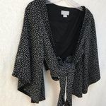 Finders Keepers  Polka Dot Wraparound Halter Top Photo 1